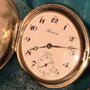 Gold Arnex 17jewel Pocket Watch